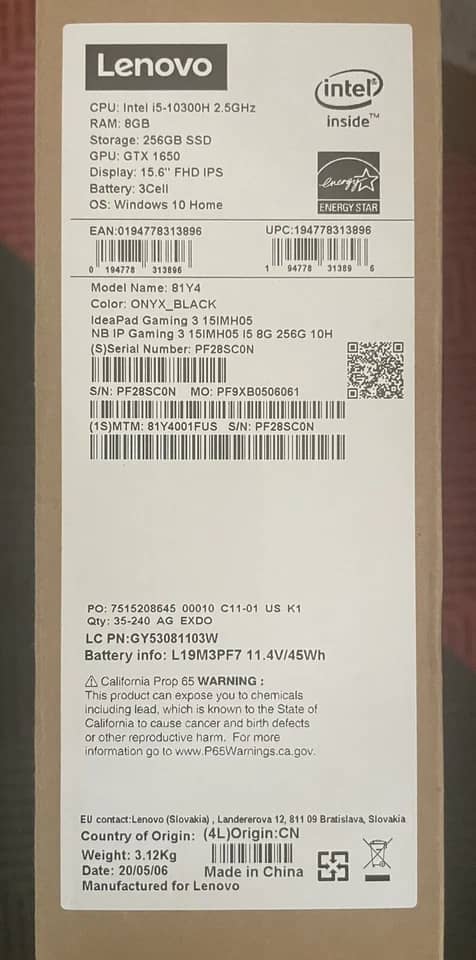Lenovo IdeaPad Gaming 3 Computers