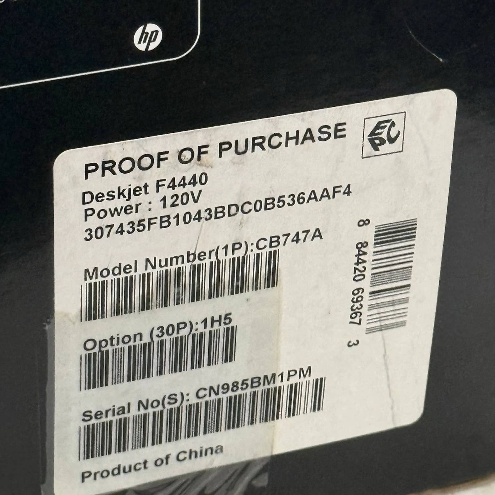 HP Deskjet F4440 Printers New