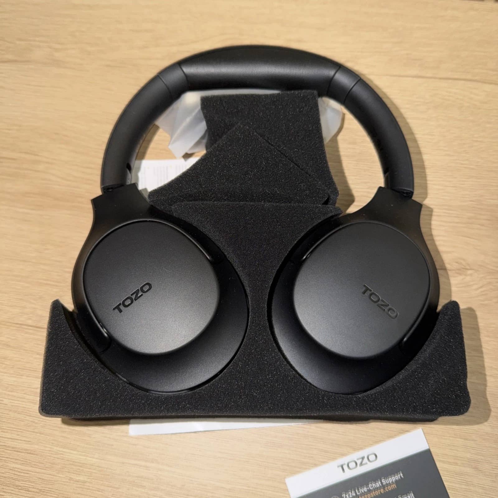 TOZO HA1 Headphones & Earbuds Black New