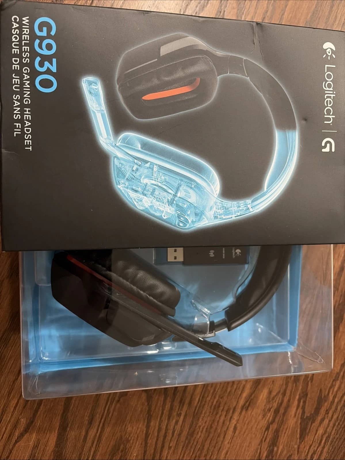Logitech G930 Headphones & Earbuds Black New