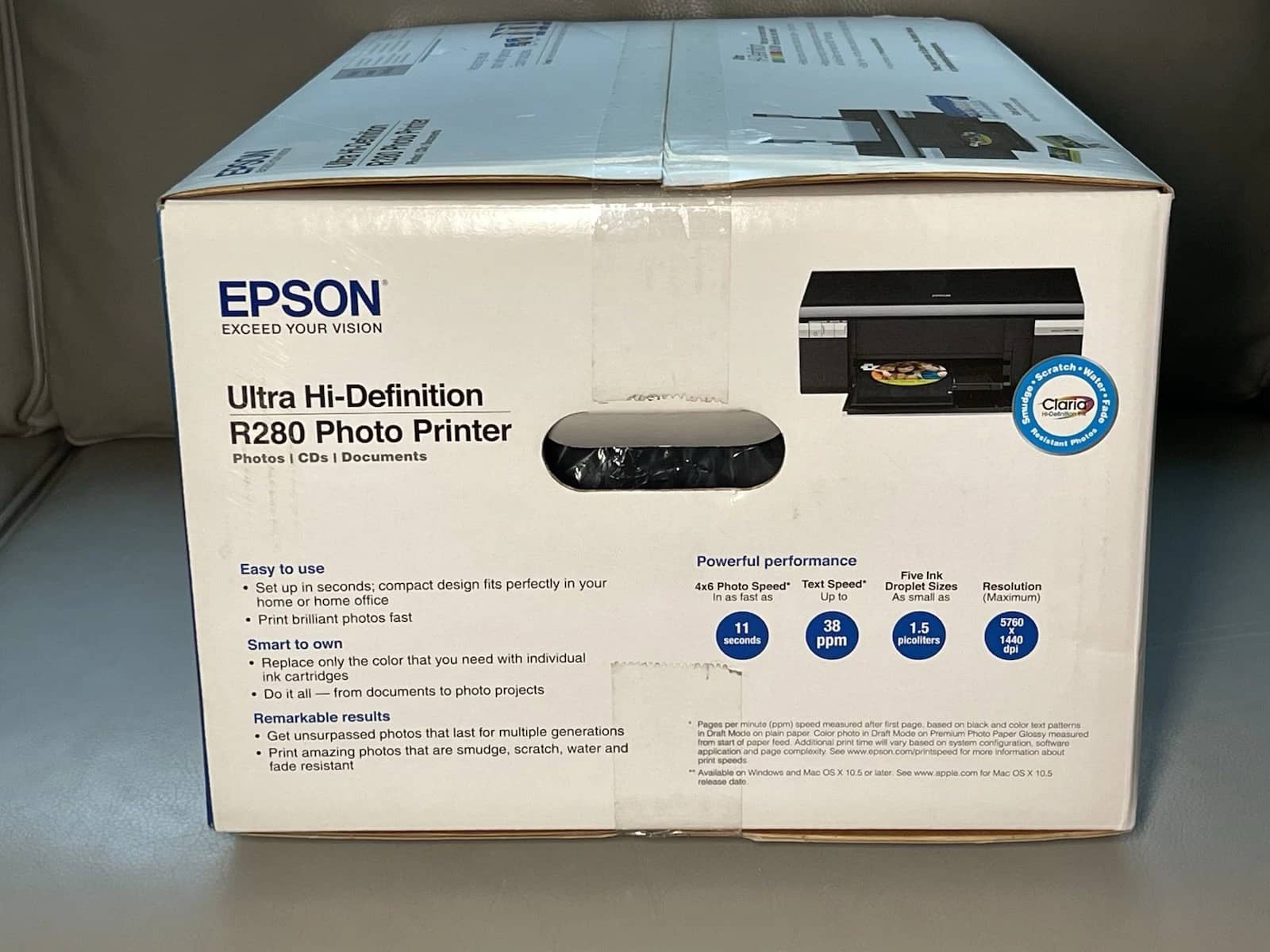 Epson Stylus Photo R280 Printers Black New