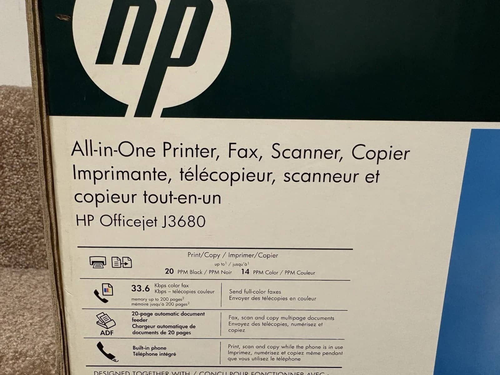 HP Officejet J3680 Printers New
