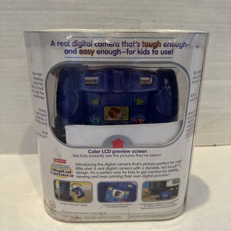 Fisher-Price J8209 Digital Cameras Blue New Body Only