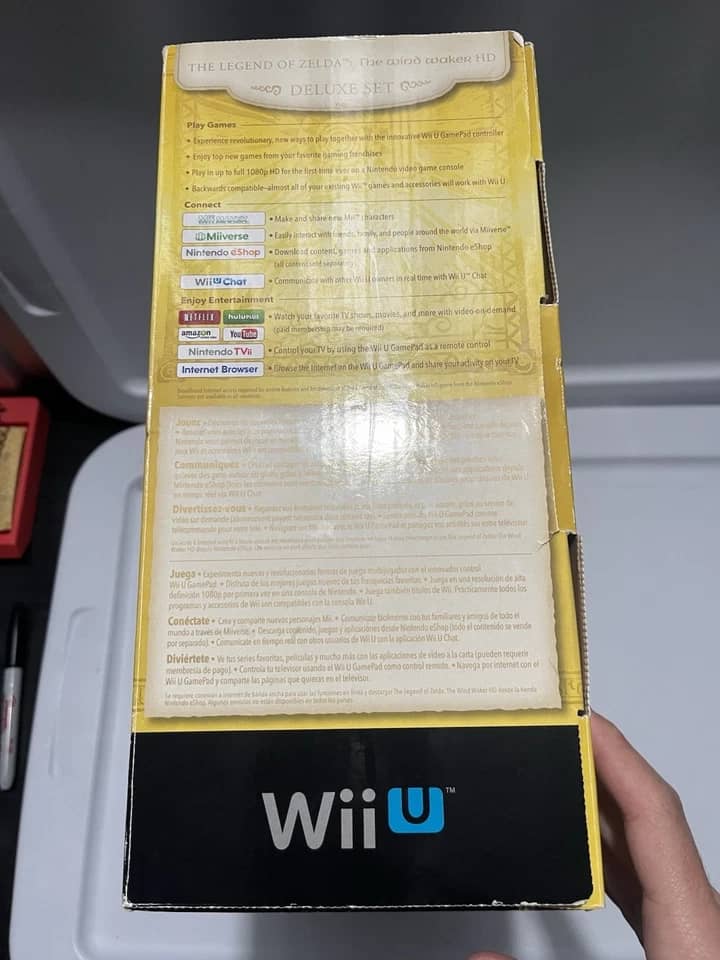 Nintendo Wii U Console Deluxe Video Game Consoles Nintendo Land Bundle Open-Box Excellent