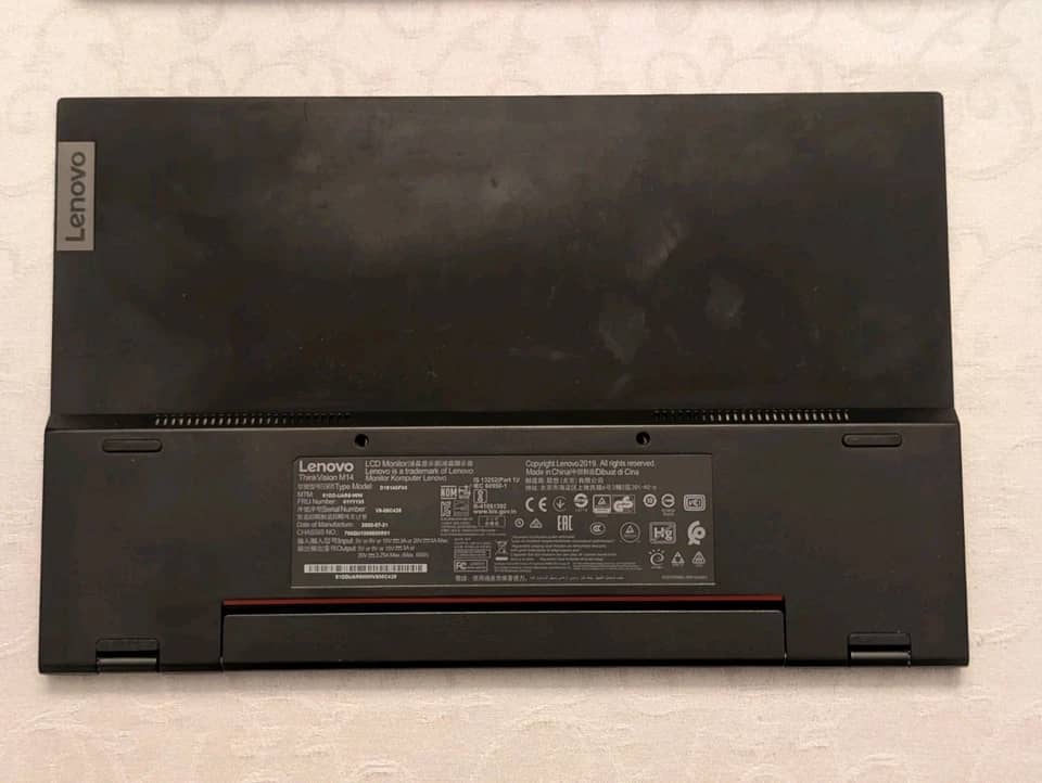 Lenovo ThinkVision M14 Monitors