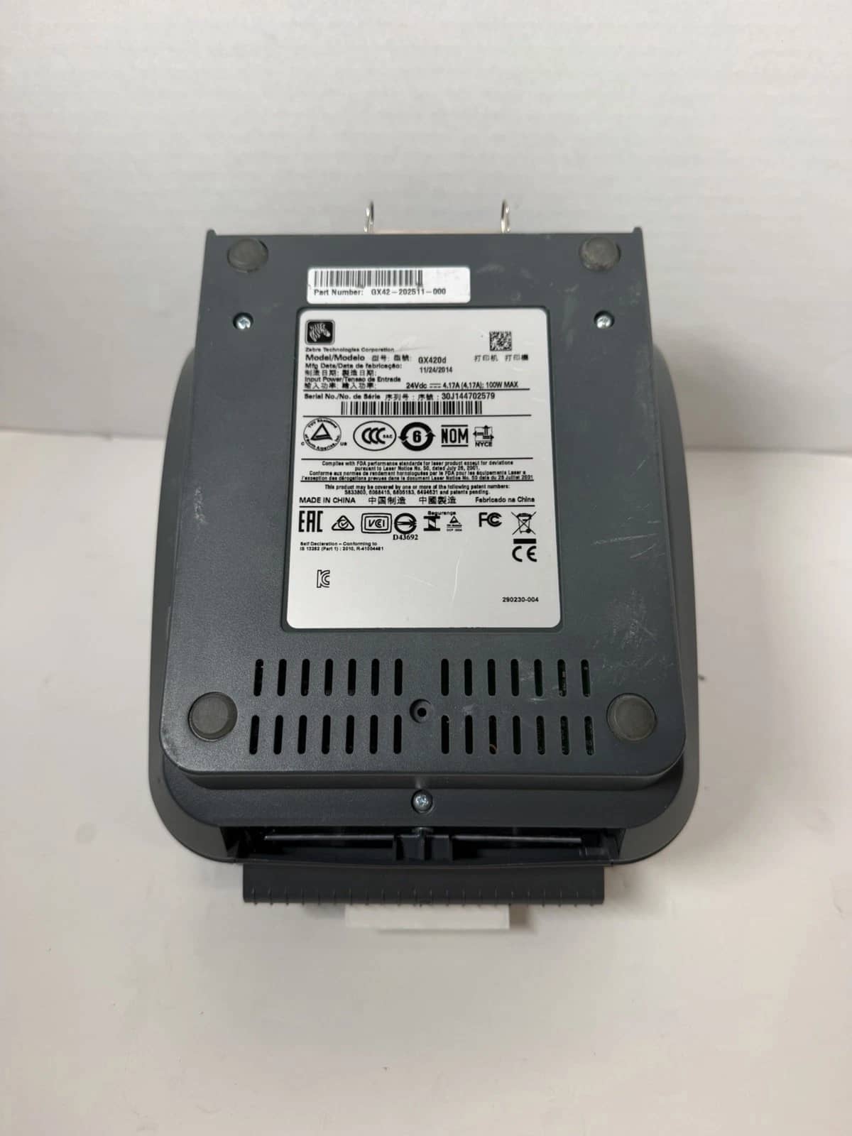 Zebra GX42 - 202511-000 Printers Used - Good
