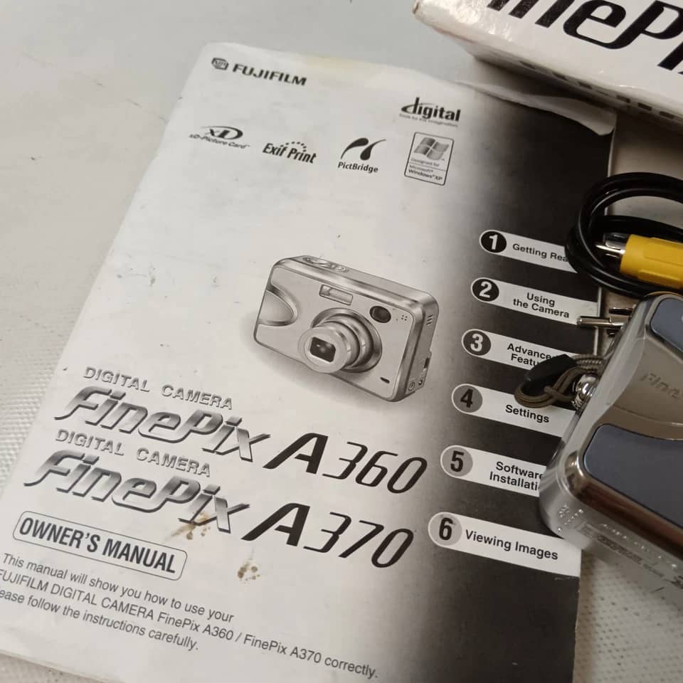 Fujifilm FinePix A360 Digital Cameras Silver Used - Good Body Only
