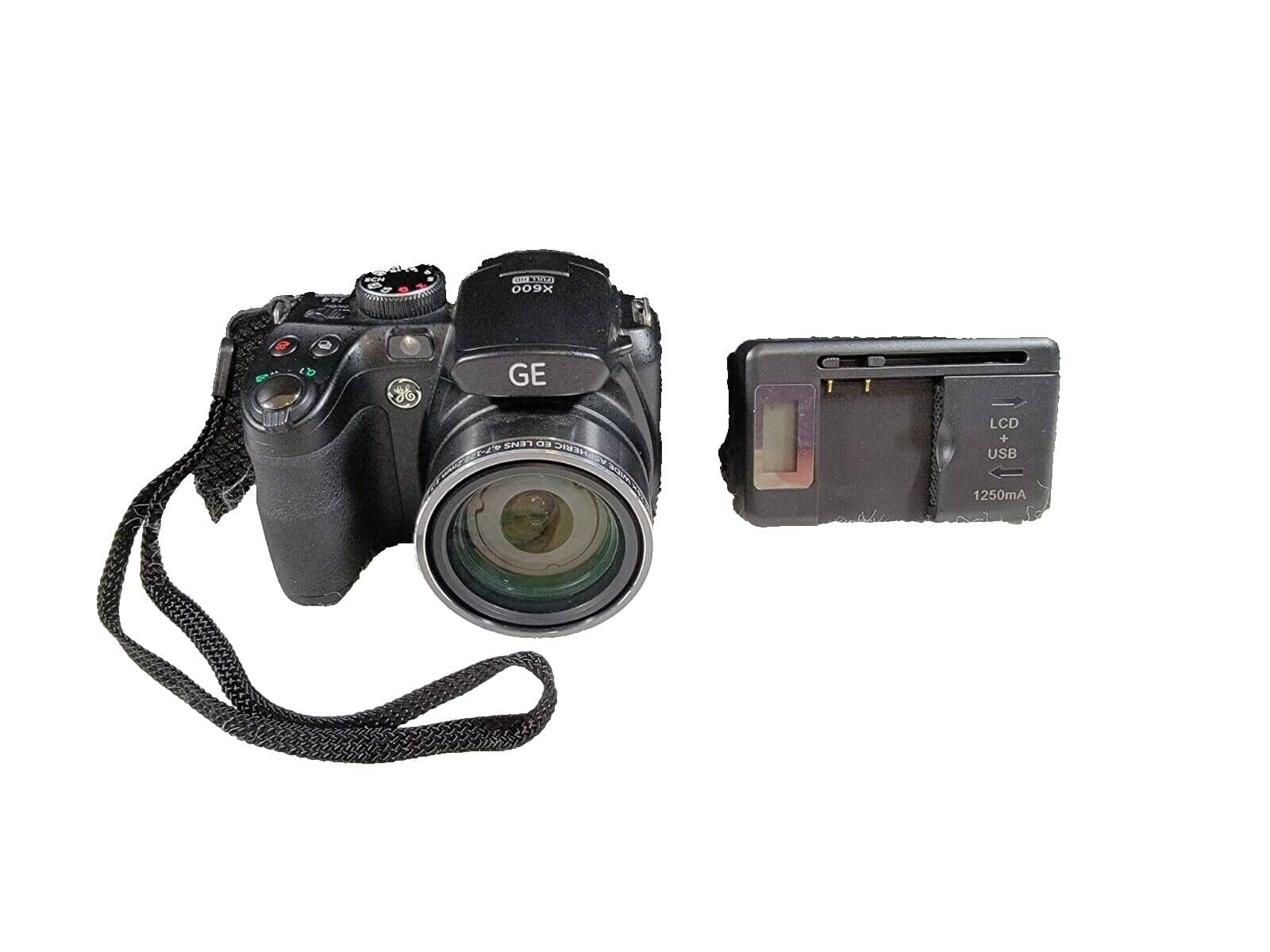 GE A1250 Digital Cameras Silver Used - Good Body Only