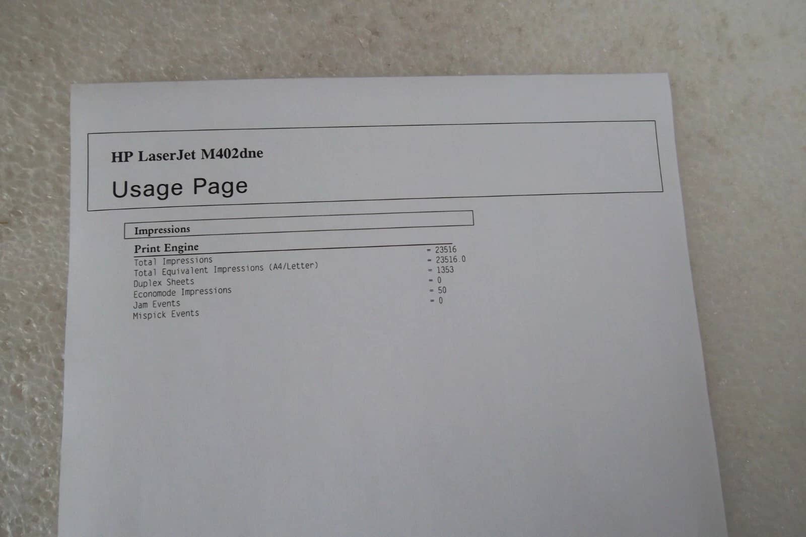 HP LaserJet Enterprise M402dne, M402dne Printers Used - Good