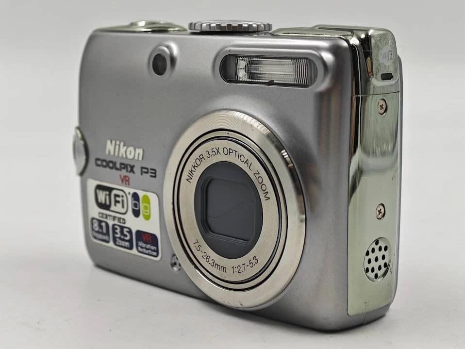 Nikon COOLPIX P3 Digital Cameras Silver Used - Good Body Only