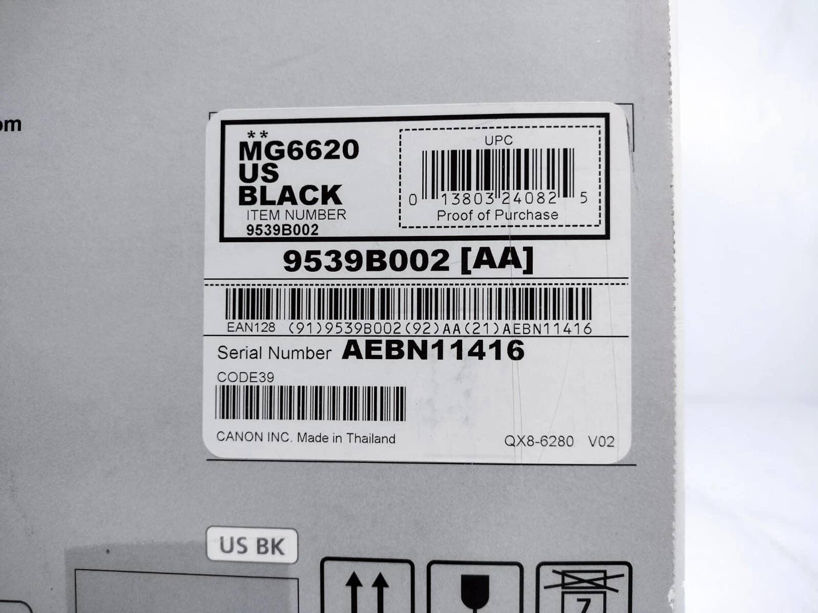 Canon MG6620 Printers New