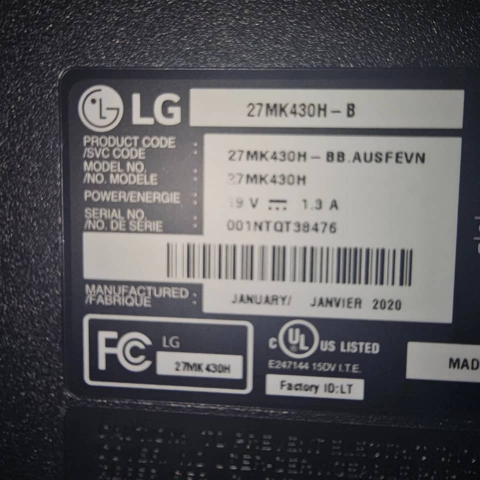LG 27MK430H Monitors