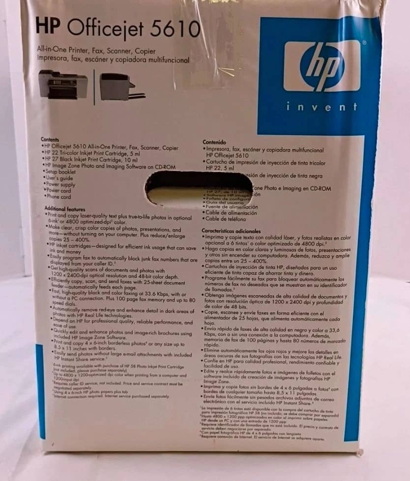 HP Officejet 5610 Printers New