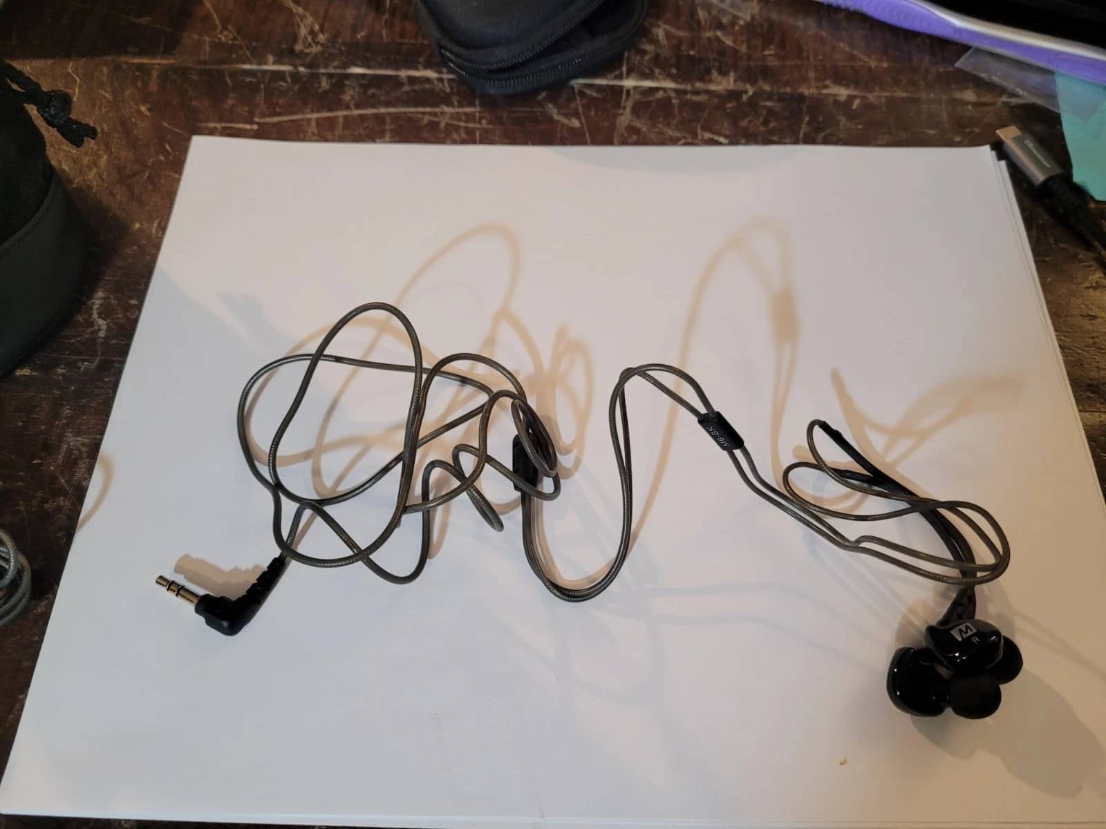 MEE audio M6 Headphones & Earbuds Transparent New