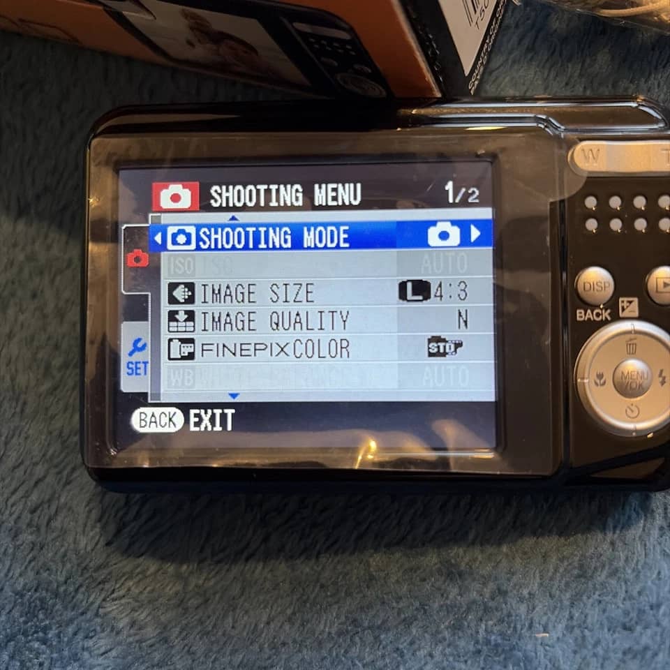 Fujifilm FinePix AV10 Digital Cameras Silver Used - Good Body Only