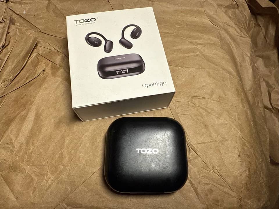 TOZO OpenEgo Headphones & Earbuds Black New
