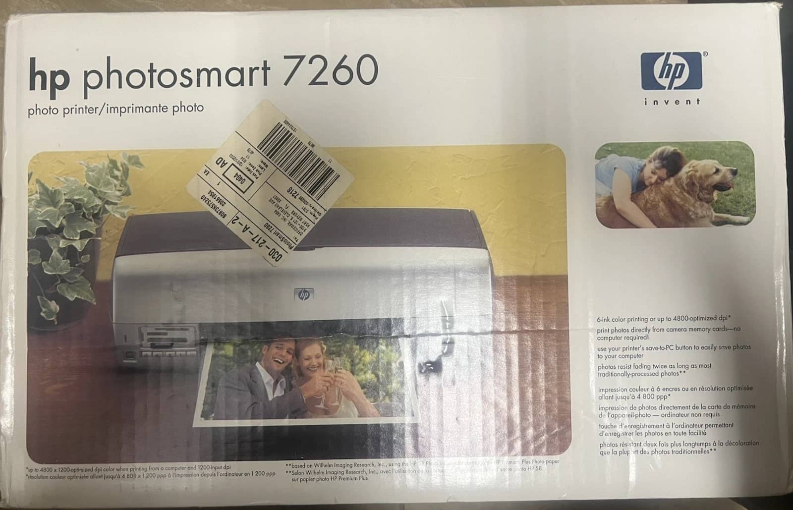 HP Photosmart 7260 Printers New