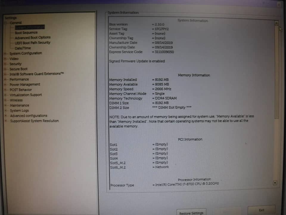 Dell Vostro Desktop Computers 256GB 8GB Used - Good