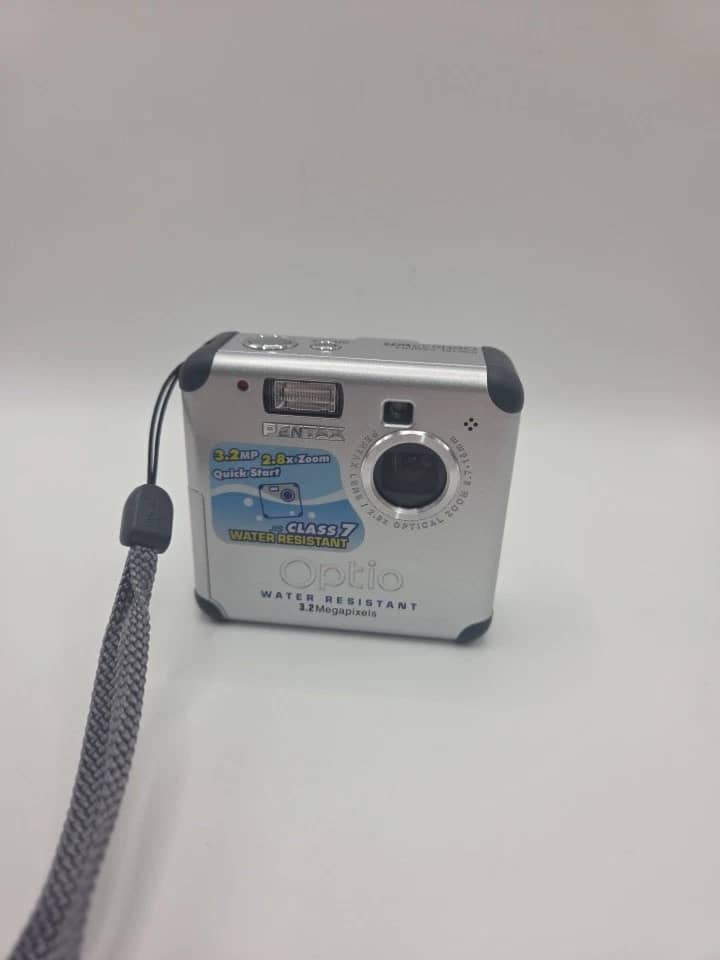Pentax Optio 33WR Digital Cameras Silver Used - Good Body Only