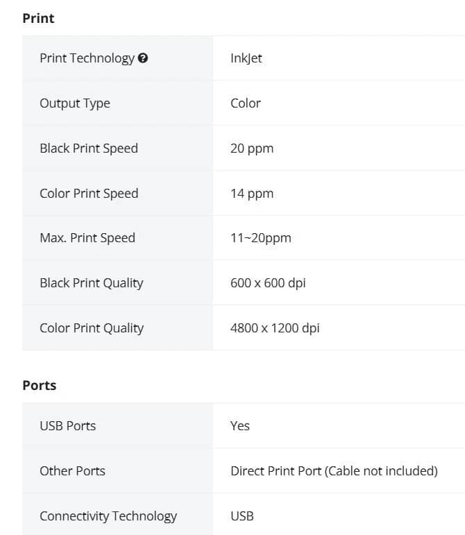 Canon PIXMA IP2000 Printers New