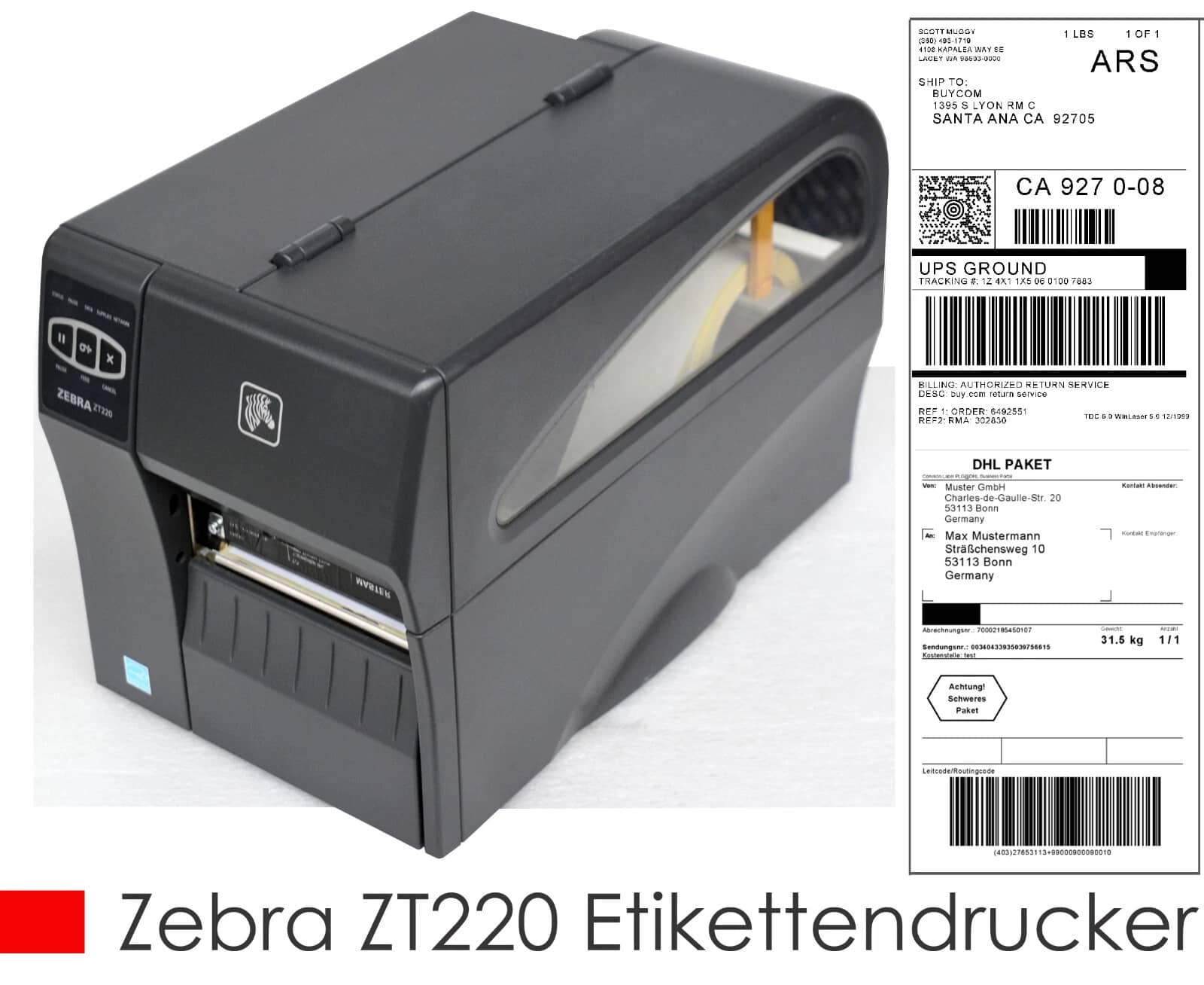 Zebra ZT220 Printers New