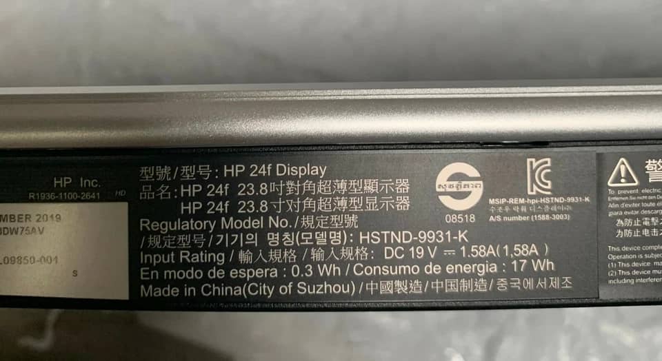 HP 24f Monitors