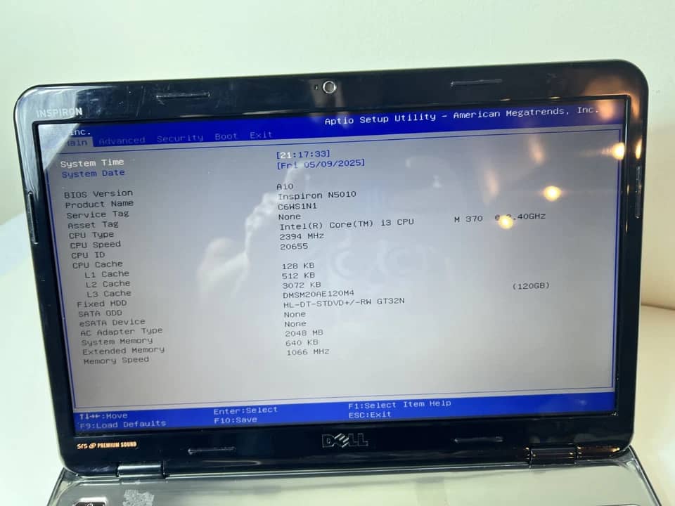 Dell Inspiron 15 5010 Computers