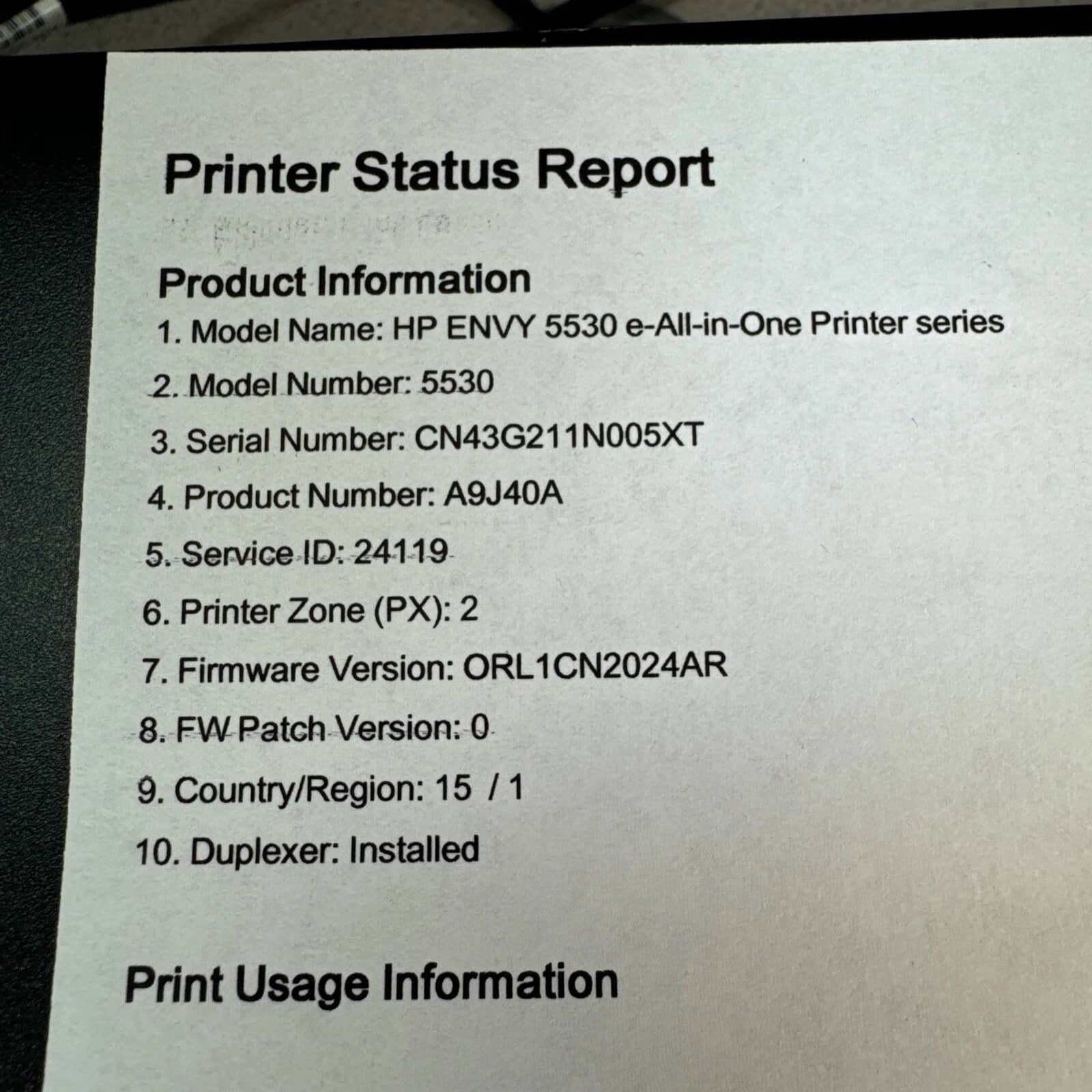 HP Envy 5530 Printers New