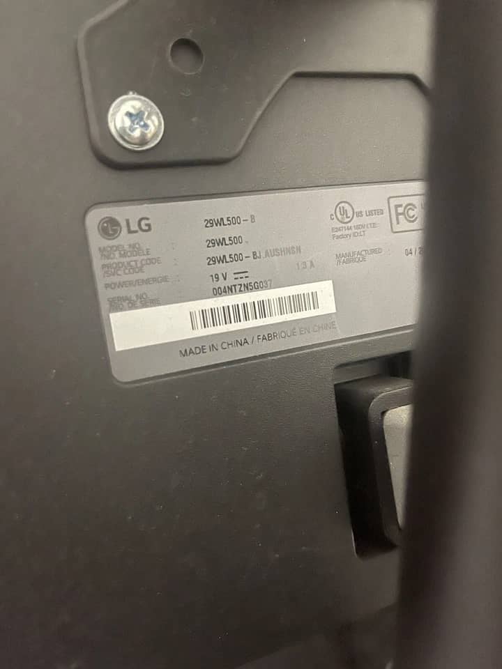 LG 29WL500 Monitors