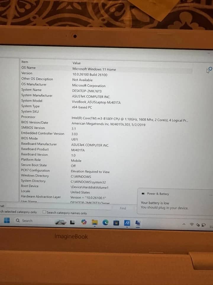 ASUS Vivobook MJ401TA Computers