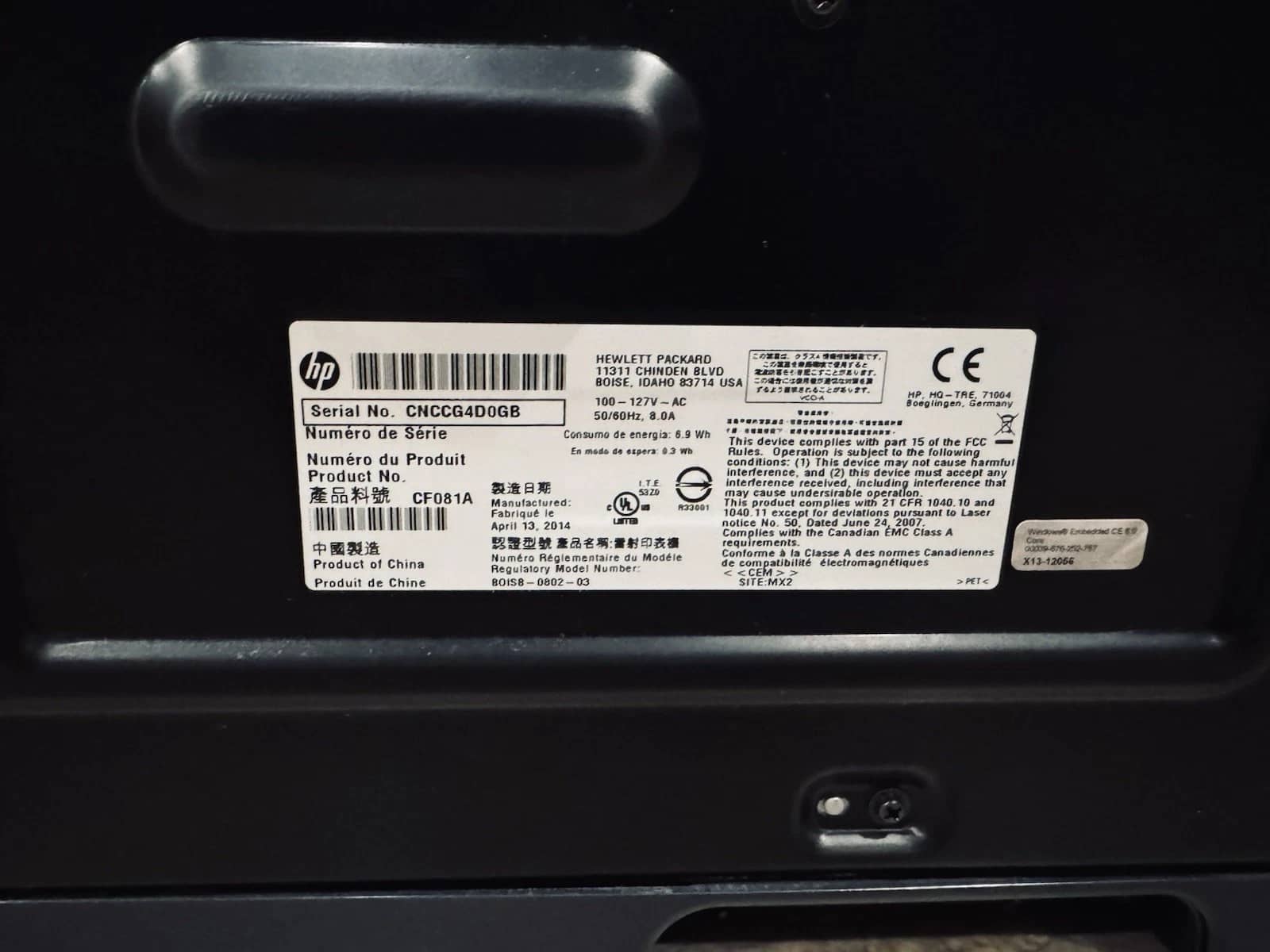 HP Color LaserJet M551N Printers Used - Good