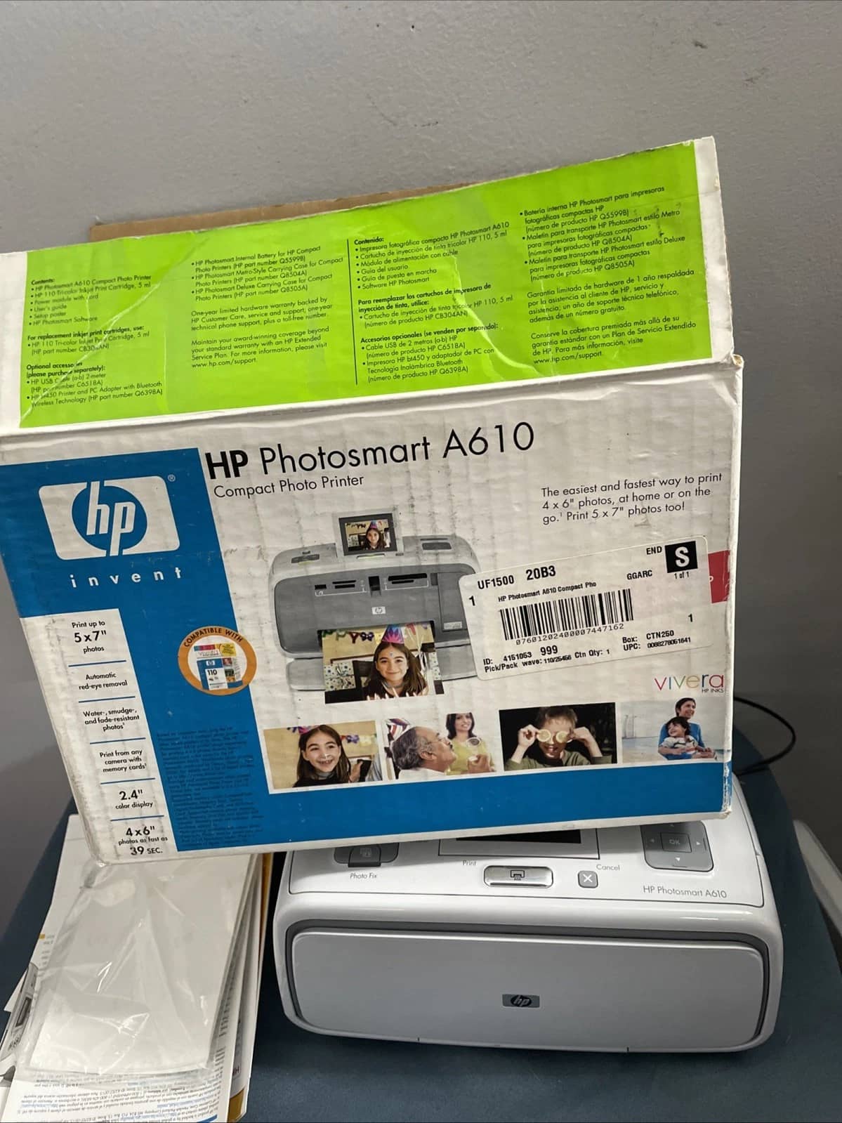 HP Photosmart A610 Printers New