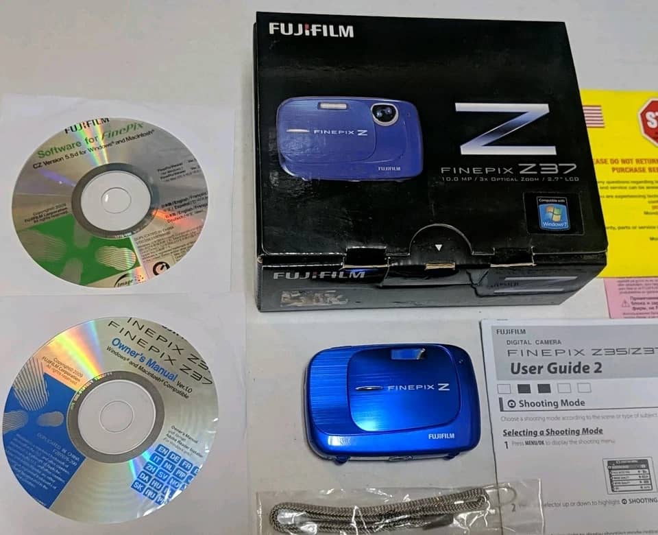 Fujifilm z37 Digital Cameras Blue New Body Only