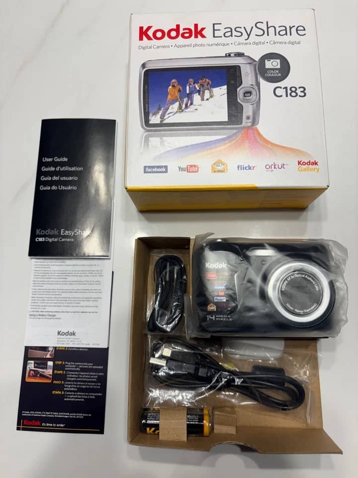 Kodak EasyShare C183 Digital Cameras Blue Open-Box Excellent Body Only