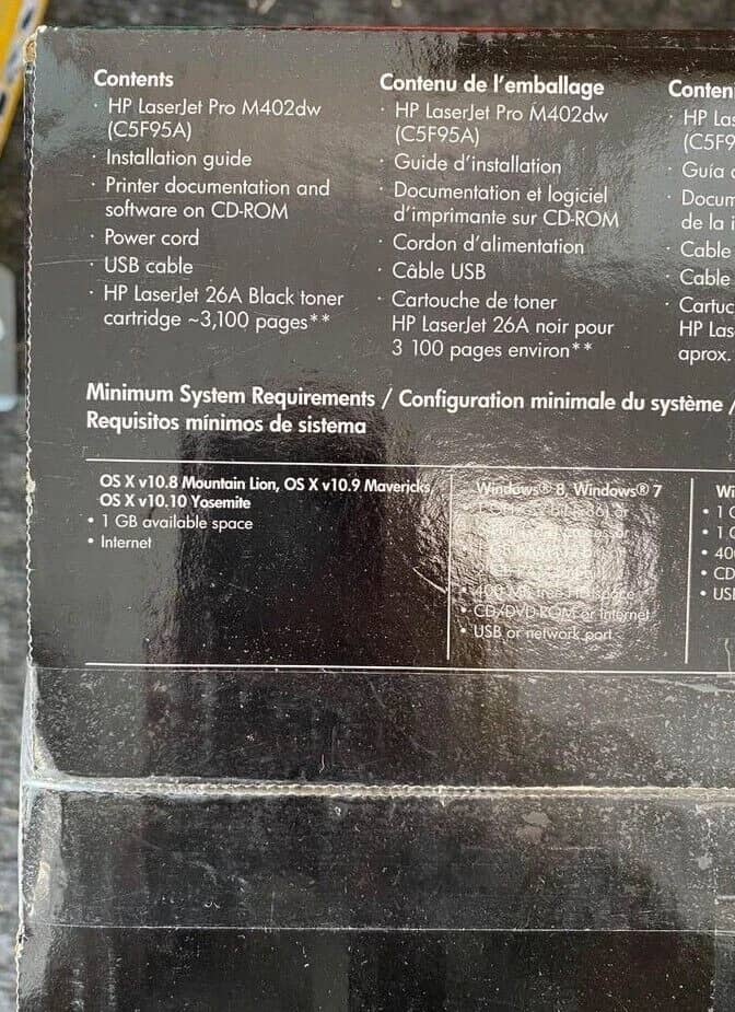 HP M402dw Printers Refurbished - Excellent