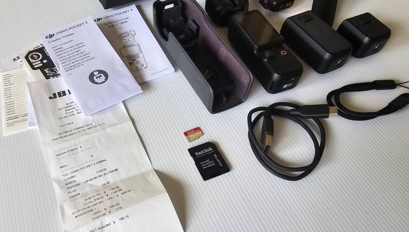 DJI Osmo Pocket 3 Digital Cameras Black New Body Only