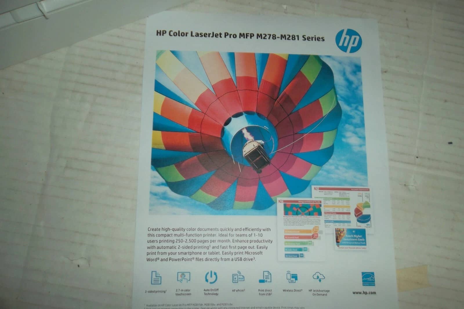HP Color LaserJet MFP M281fdw Printers Used - Good