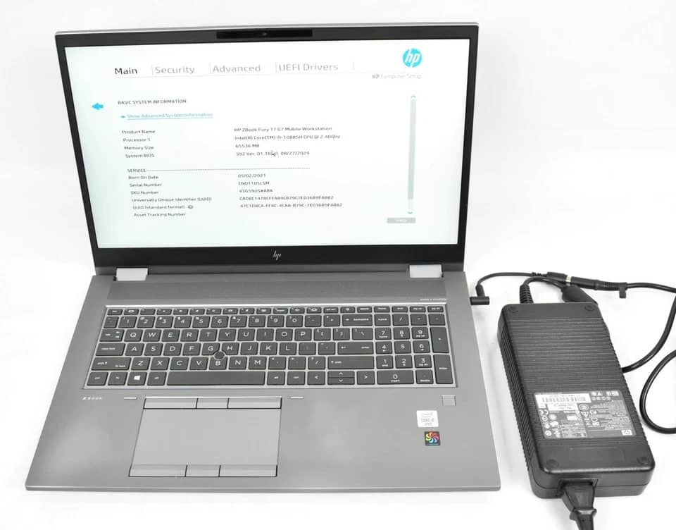 HP ZBook Fury 17 G7 Computers 512GB 32GB Used - Good