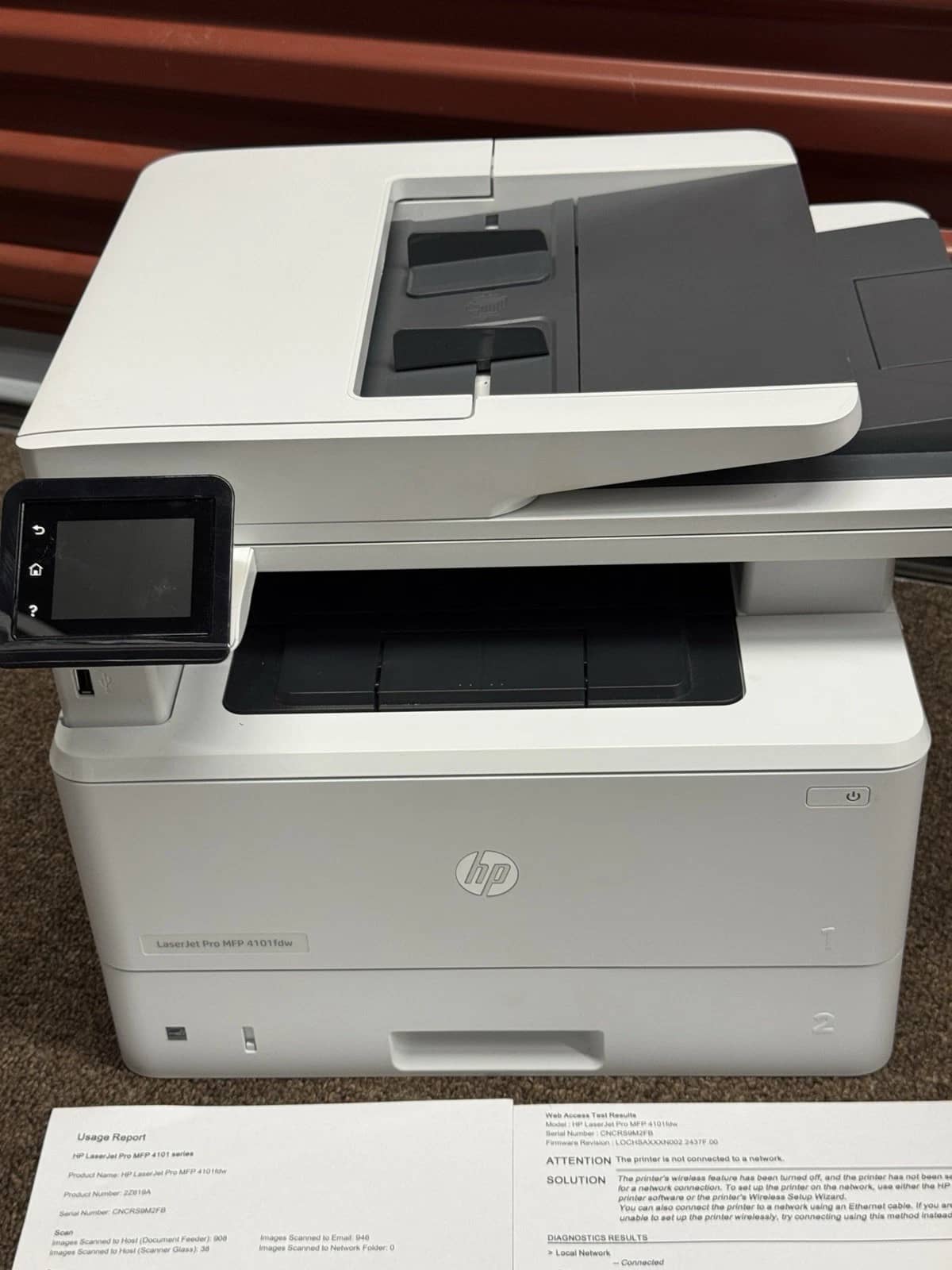 HP MFP 4101FDW Printers New