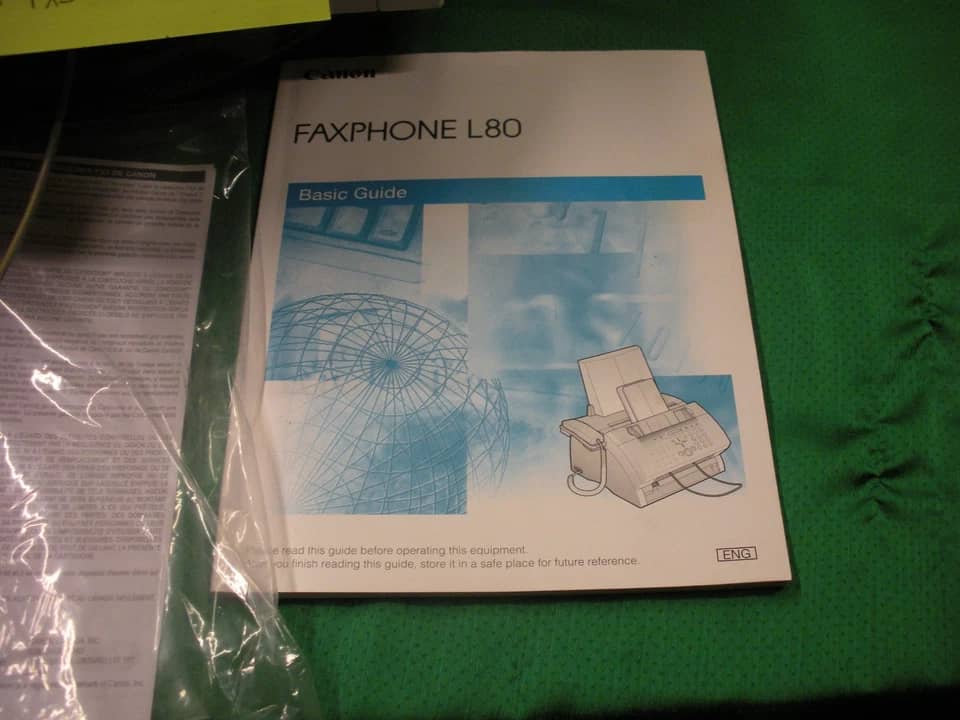 Canon Faxphone L80 Printers New