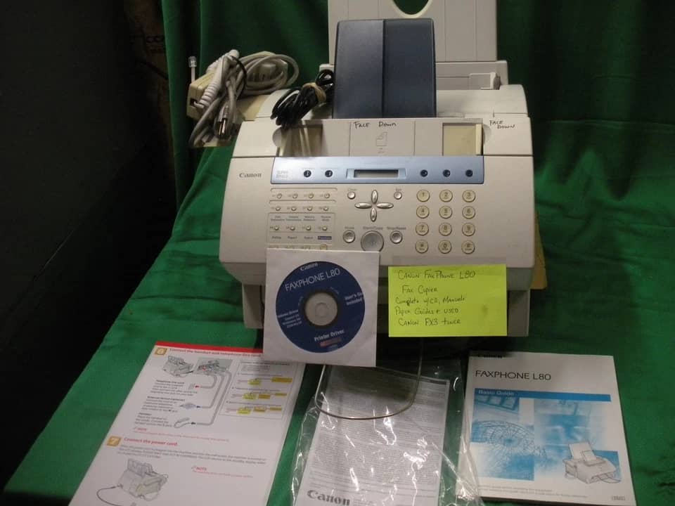 Canon Faxphone L80 Printers New