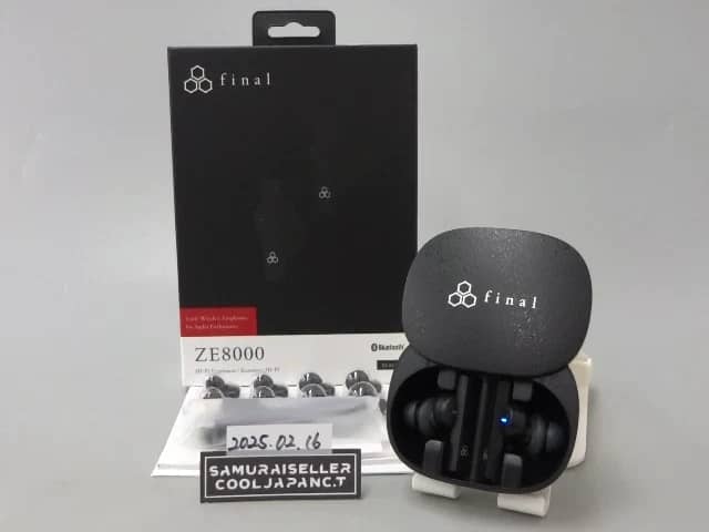 Final ZE8000 Headphones & Earbuds Black New
