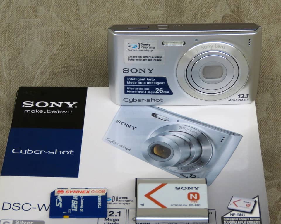 Sony Cyber-shot DSC-W510 Digital Cameras Black Used - Good Body Only