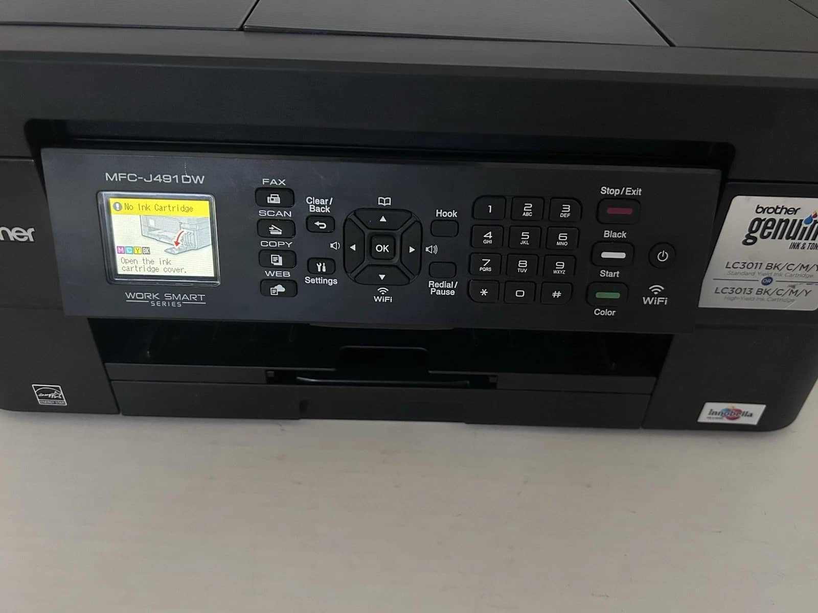 Brother MFCJ491DW Printers Black Used - Good