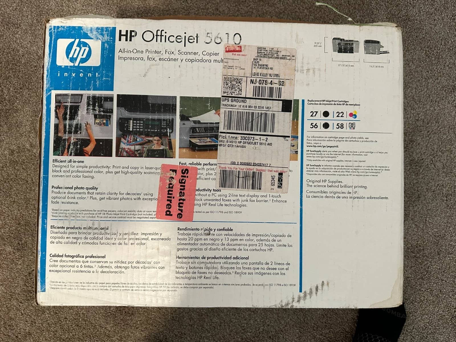 HP 5610 Printers Open-Box Excellent