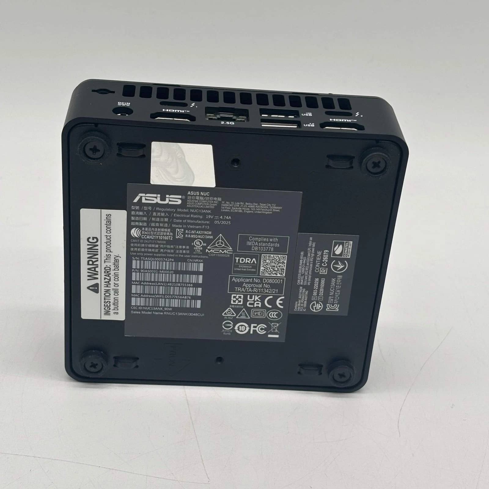 ASUS NUC 13 PRO RNUC13ANHI70000UI Computers 512GB 16GB New