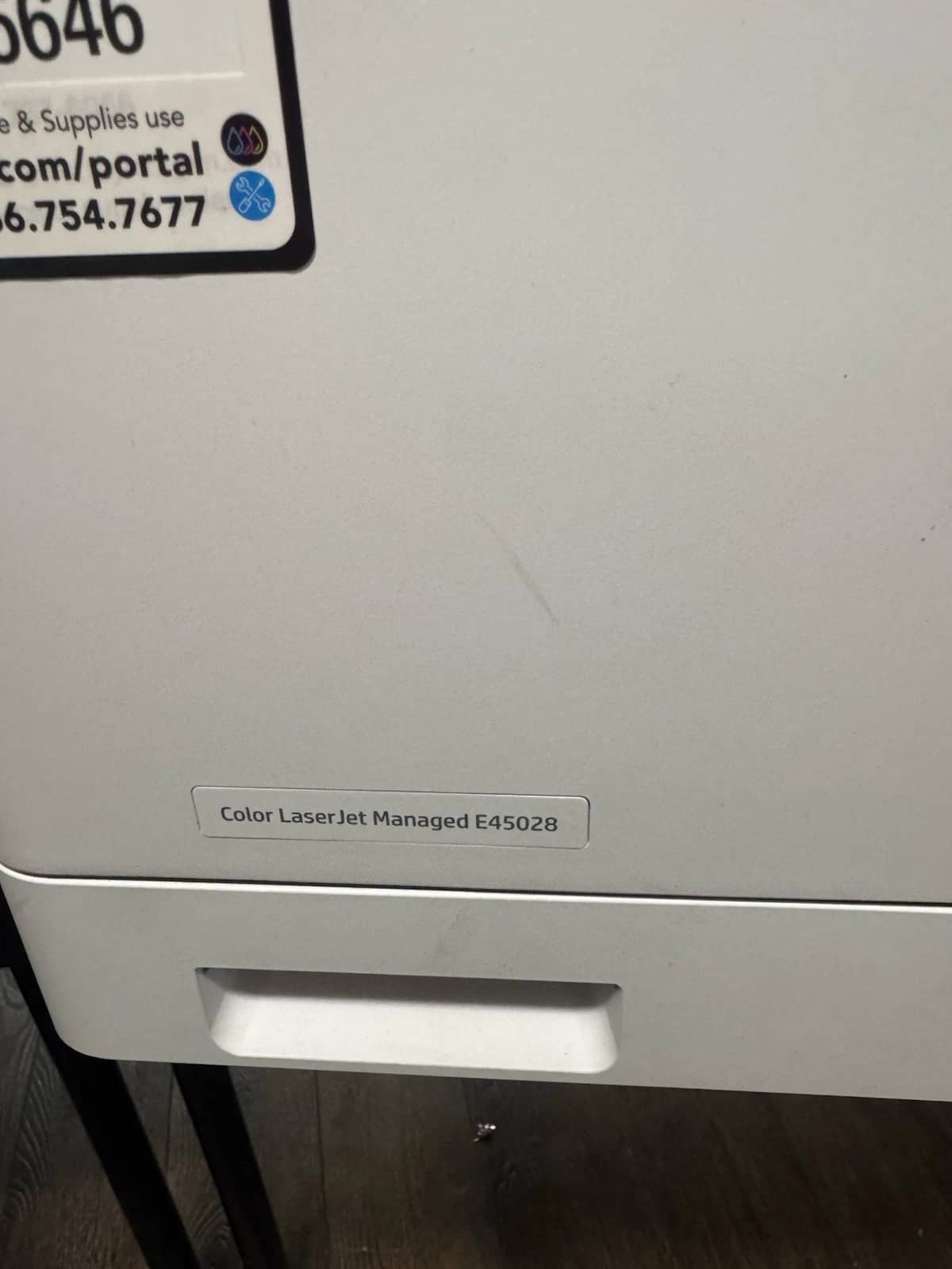 HP Color LaserJet Managed E45028 Printers Used - Good