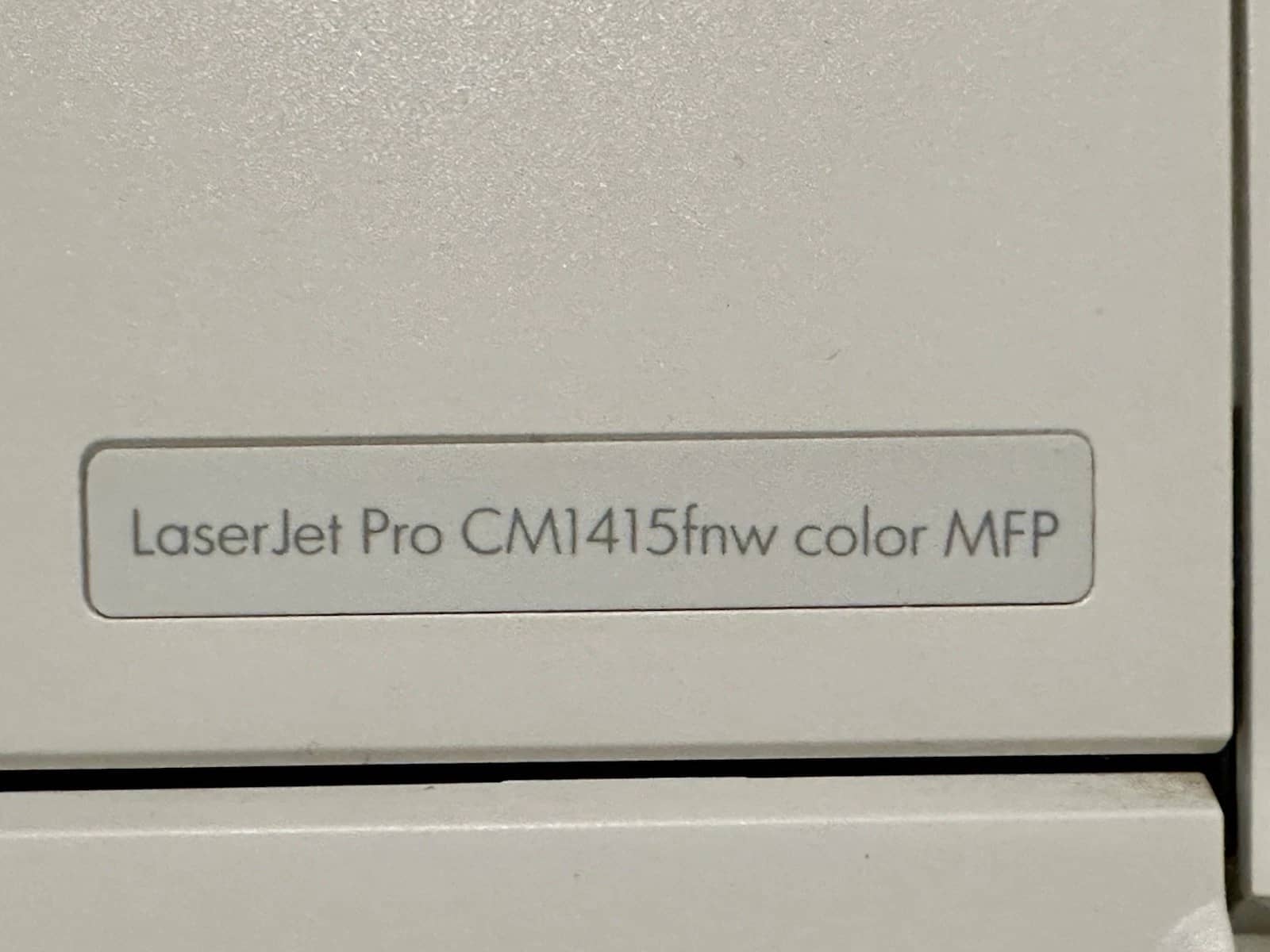 HP LaserJet Pro CM1415fnw Color Printers New
