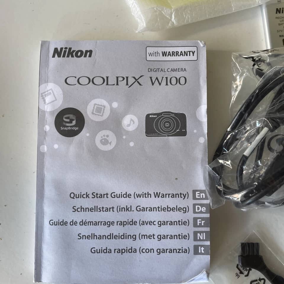 Nikon COOLPIX W100 Digital Cameras White New Body Only