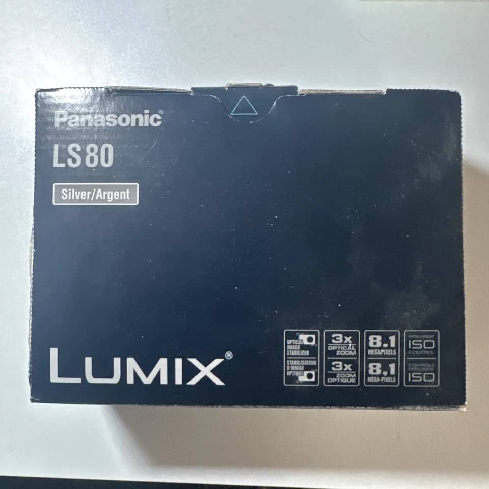 Panasonic LUMIX LS80 Digital Cameras Black New Body Only